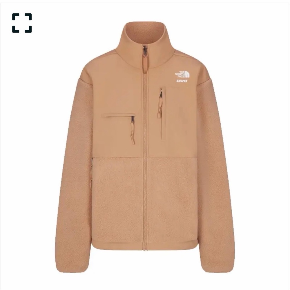 The North Face x Skims 1995 Retro Denali Jacket (camel w/hat and gloves)